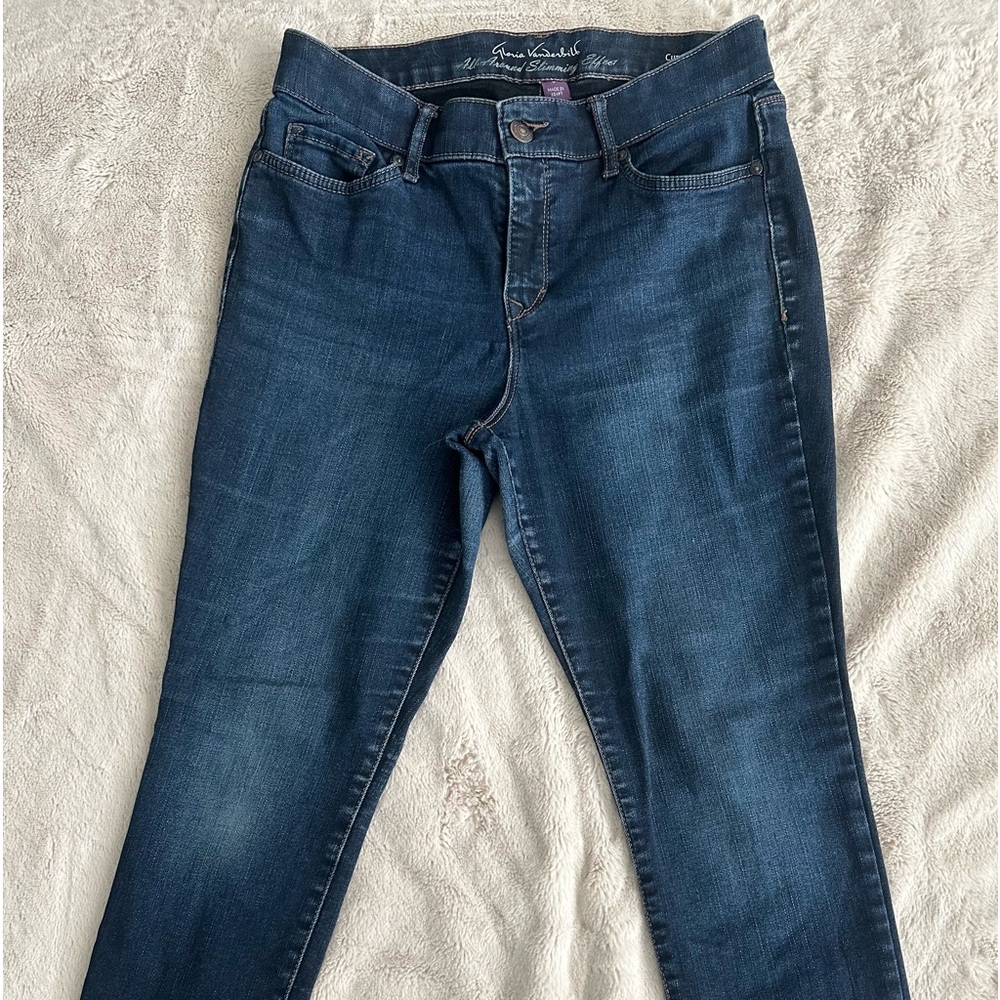 Gloria Vanderbilt all-around slimming effect curvy skinny jeans size 6